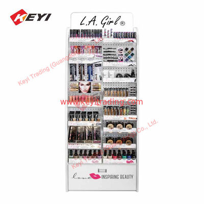 Soporte de exhibición para cosméticos para salón de belleza, vitrina de pintura simple y moderna con forma especial, exhibición de esmalte de uñas para el cuidado de la piel