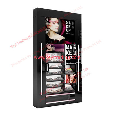 Vitrina de lujo personalizada popular para salón de belleza, escaparate para tienda de cosméticos y perfumes, vitrina para lápiz labial