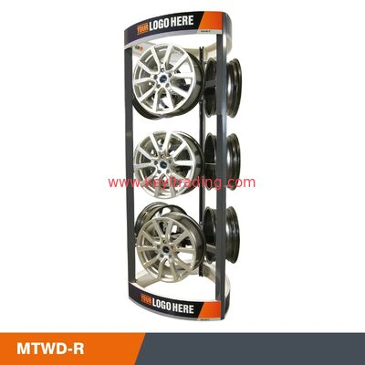 Wheel display rack tire storage rack for garage