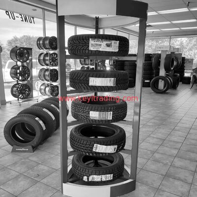 Wheel display rack tire storage rack for garage