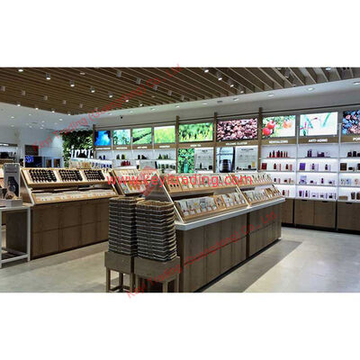 Fashion Design Beauty Salon Make up Stand Showcase Retail Shop Decoration shelves for shops Cosmetic Display Cabinet