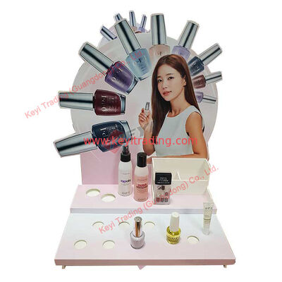 Nuevo diseño mostrador acrílico de productos de belleza para el cuidado de la piel Estand de maquillaje cosmético