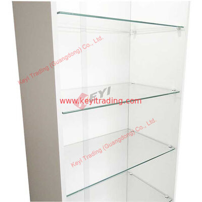 Custom Design Nice Quality Factory Price Glass Display Cabinet Cosmetic Wood Display Stand Floor Standing Display