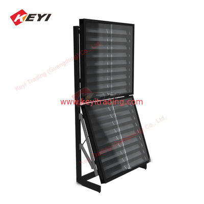 Factory Clear Acrylic Metal Trading Card Display Cabinet Collectible Baseball Sports Card Case Acrylic & Metal Display Rack