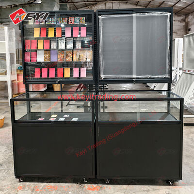 Marco de metal personalizado Tarjetas PSA TCG Diseño de exhibición Estuche para tarjetas de juego de acrílico coleccionable Escaparate de tarjetas comerciales deportivas con luces LED