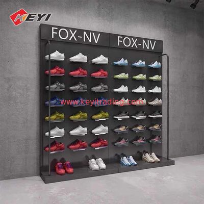 Tienda de venta al por menor a medida Piso Calzado Estand Sneakers Estante Deportivo Pantalla de calzado