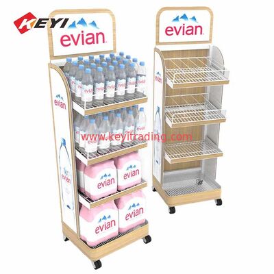 China proveedor de piso de bebidas de nivel de exhibición Stand para la tienda de venta al por menor