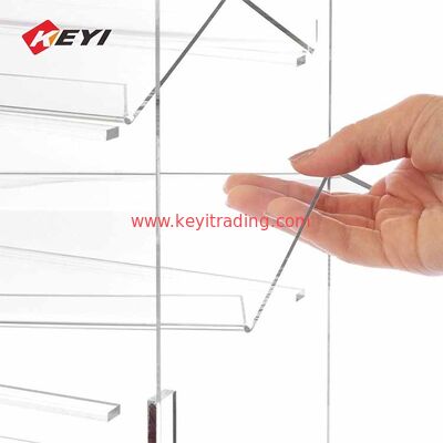 Cuadro de pantalla de gafas de sol acrílicas transparentes y cerrables