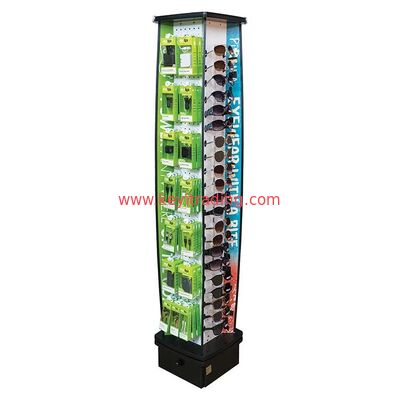 China Factory Custom Rotating Glasses Stand Display Rack con gafas de sol para las que se pueden utilizar
