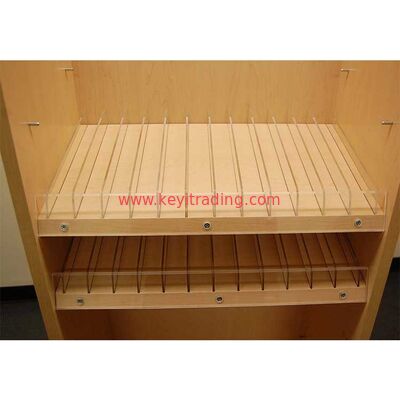 China Factory Tienda de venta al por menor de madera rotativa de uñas de pintura de exhibición
