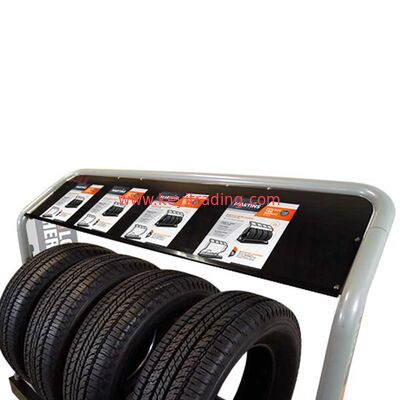 Automotive Wheel Display Stand Car Tire Storage Rack - Adjustable