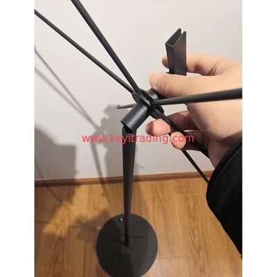 Soporte de exhibición ajustable del acollador de la ejecución del piso de la altura con el tenedor principal