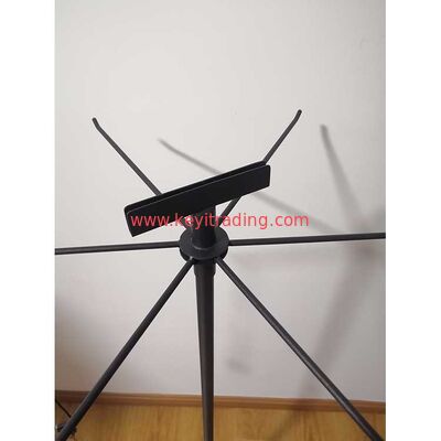 Soporte de exhibición ajustable del acollador de la ejecución del piso de la altura con el tenedor principal