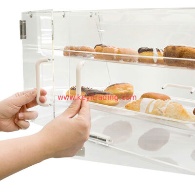 Factory Customized Bread Shop Counter top Acrylic Bakery Display