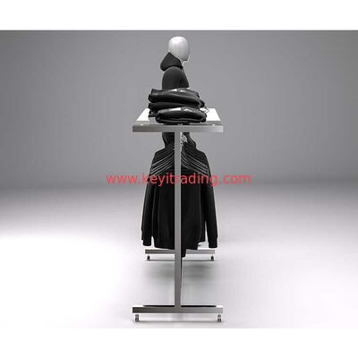 Soportes de exhibición personalizados de la tienda de ropa de los estantes de la ropa de la tienda al por menor