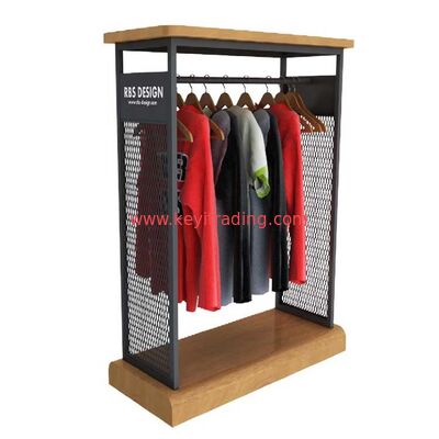 Clothing Store Metal Display Rack Floor Apparel T-Shirt Display