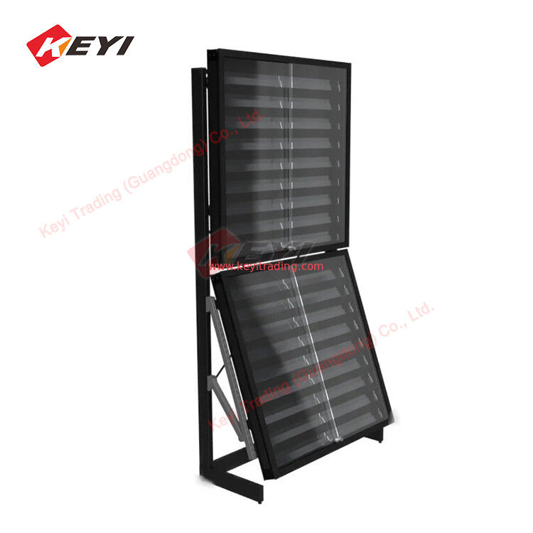 Factory Clear Acrylic Metal Trading Card Display Cabinet Collectible Baseball Sports Card Case Acrylic & Metal Display Rack