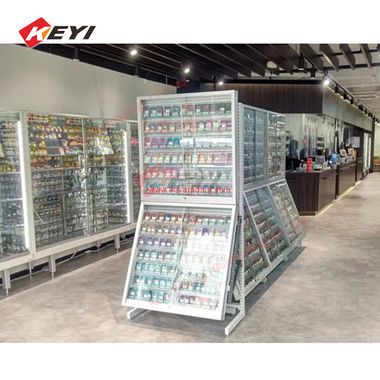 Collectible Card Display Stand Cardboard Trading Card Display Case Baseball Sports Card Display Case With Clear Acrylic